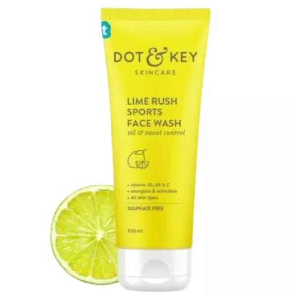 Dot & Key Lime Rush Sports Face Wash - 100 ml