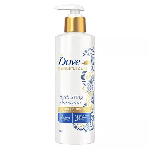 Dove Beautiful Curls Hydrating Shampoo - 380 ml
