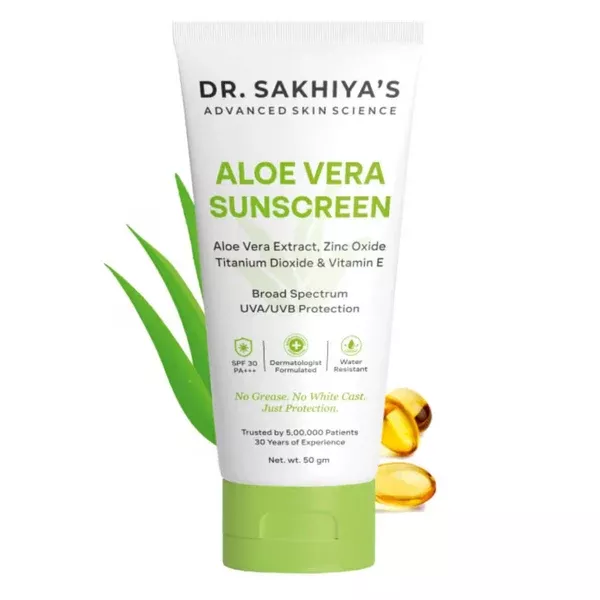 Dr.Sakhiya Specially Customised SPF 30+ PA+++ Sunscreen - 50 gm