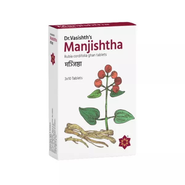 Dr.Vasishth's Manjishtha Tablets - 30 tabs