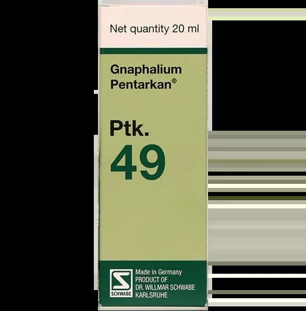 Dr. Willmar Schwabe Germany Gnaphalium Pentarkan Ptk. 49 Drops - 20 ml