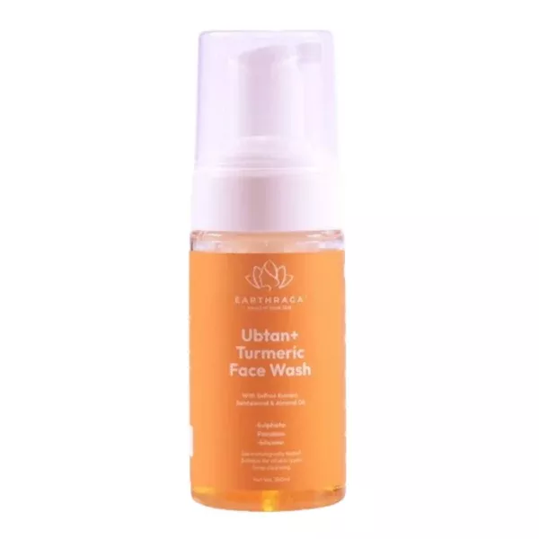 Earthraga Ubtan And Turmeric Foaming Face Wash - 100 ml