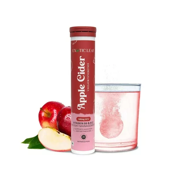 Exotic Leaf Apple Cider Vinegar Tablets - 20 tabs - Pack of 1