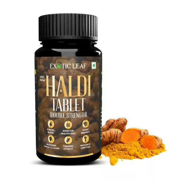 Exotic Leaf Haldi Tablets - 120 tabs