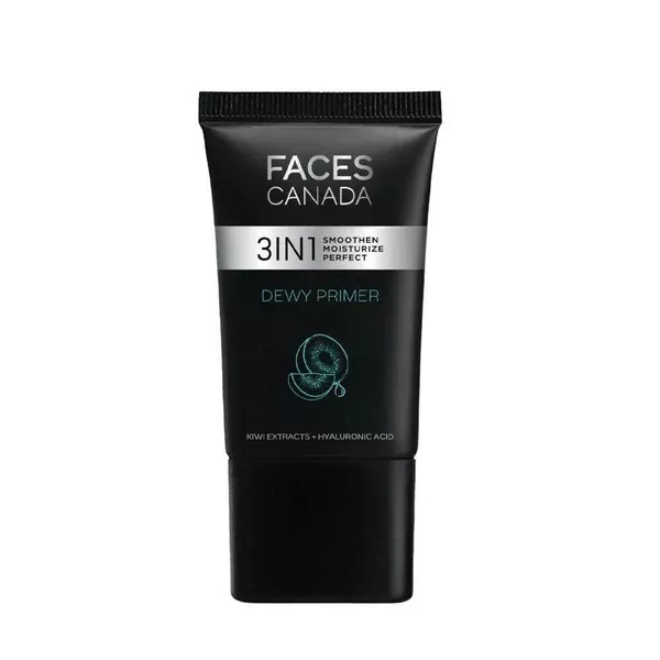 Faces Canada 3in1 Dewy Primer - Instant Smooth & Dewy Perfection - 30 gm