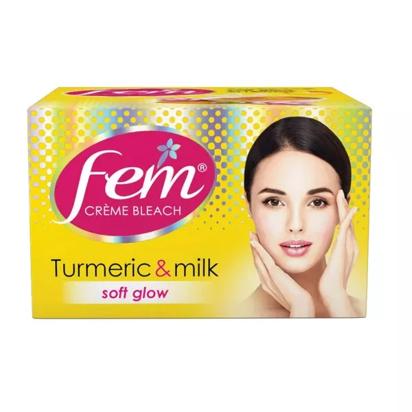 Fem Fairness (Turmeric&Milk) Creme Bleach - 24 gm