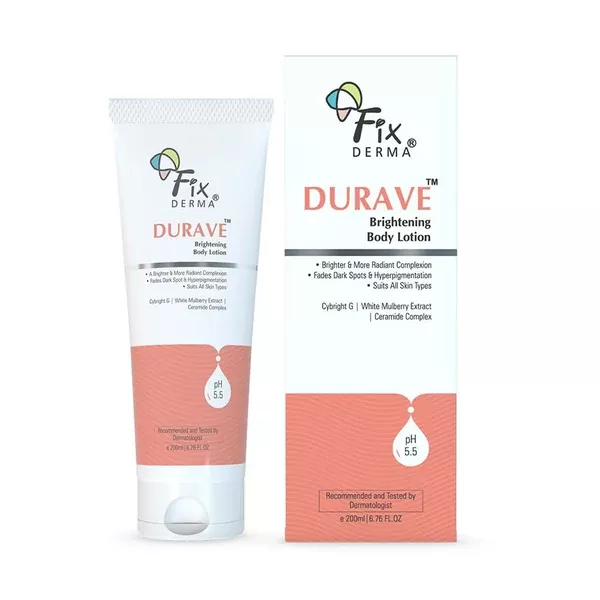 Fixderma Durave Brightening Body Lotion with Ceramide For Hyperpigmentation & Dark Spots - 200 ml