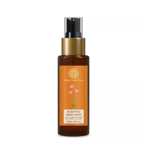 Forest Essentials Scented Body Mist Lime Saffron & Oudh - 50 ml