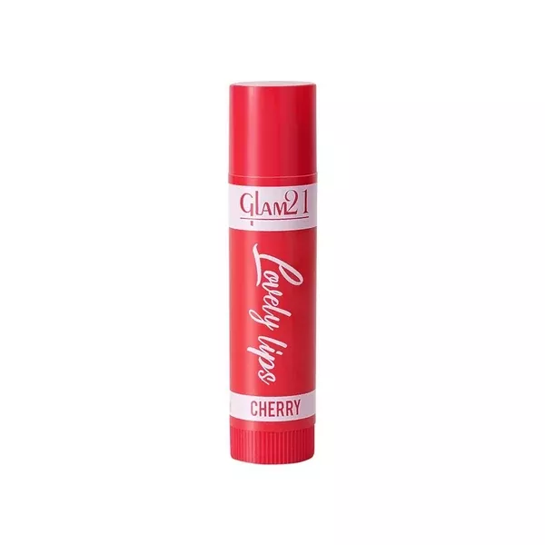 Glam21 Moisturizing Lip Balm Fruit Extract & Infused Active Ingredients - Cherry - 2.5 gm