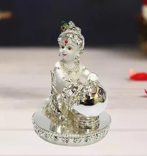 Gold Art India Makhan Krishna Idol