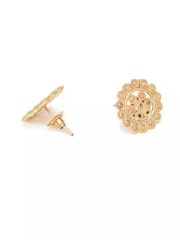 Gold plating jewellery set (Gold) - Ruby Raang - One Size