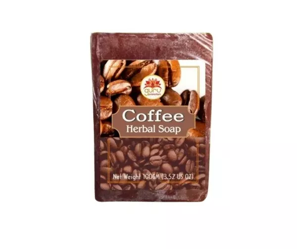 Guru Prasadam Coffee Herbal Soap - 100 gm