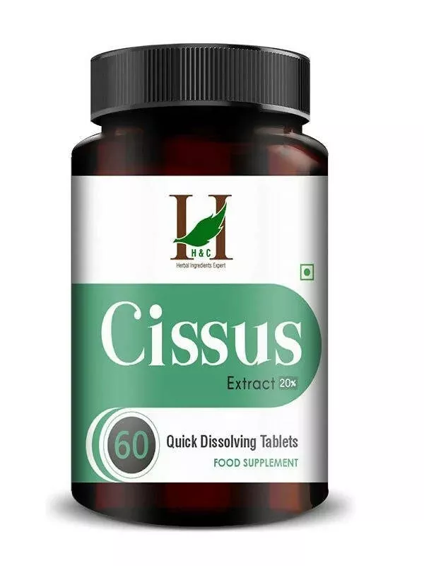 H&C Herbal Cissus Extract Quick Dissolving Tablets - 60 tabs