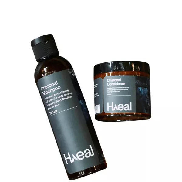 Haeal Charcoal Shampoo + Conditioner Combo - Combo Pack