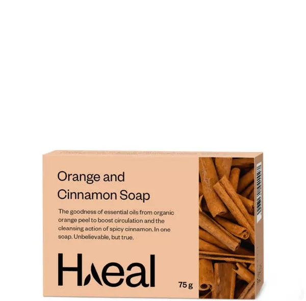 Haeal Orange and Cinnamon Soap - 75 gm