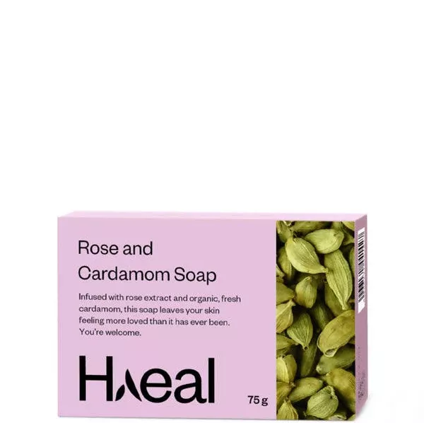 Haeal Rose and Cardamom Soap - 75 gm