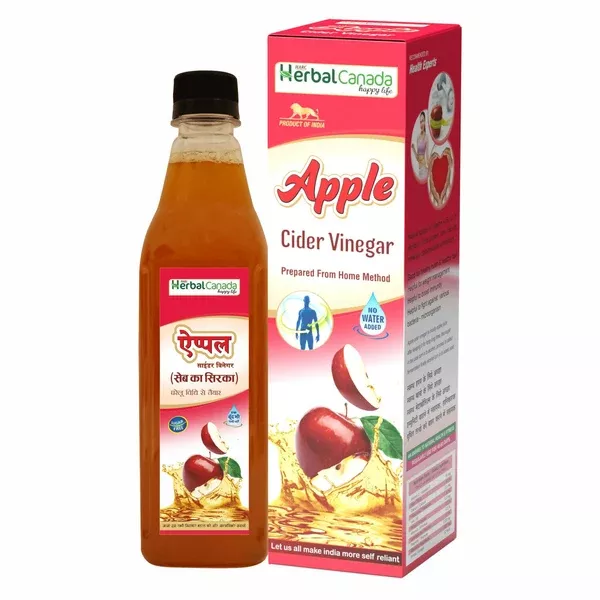 Herbal Canada Apple Cider Vinegar - 500 ml - Pack of 2