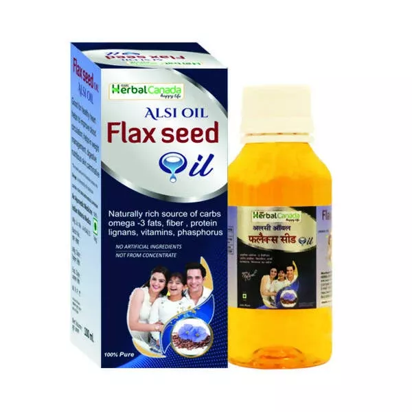 Herbal Canada Flax Seed Oil - 50 ml - Pack of 3
