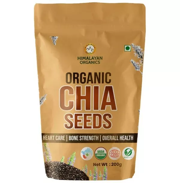 Himalayan Organics Chia Seeds - 200 gm
