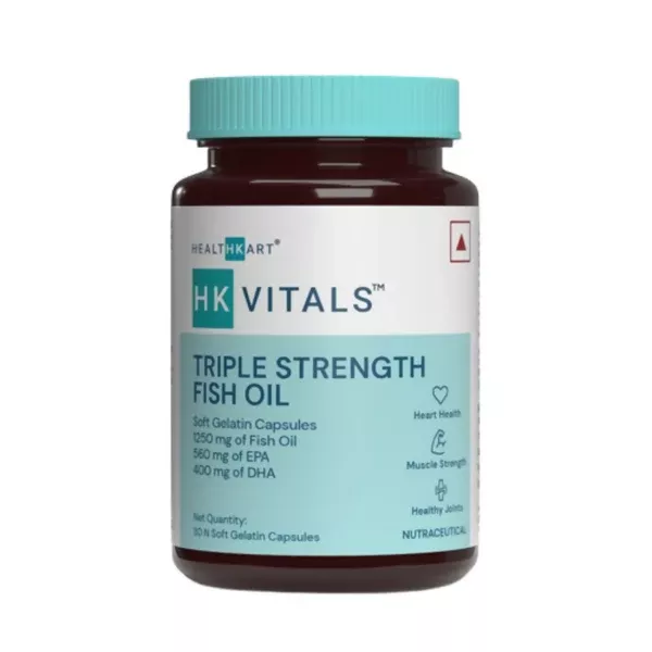 HK Vitals Triple Strength Fish Oil Capsules - 30 caps
