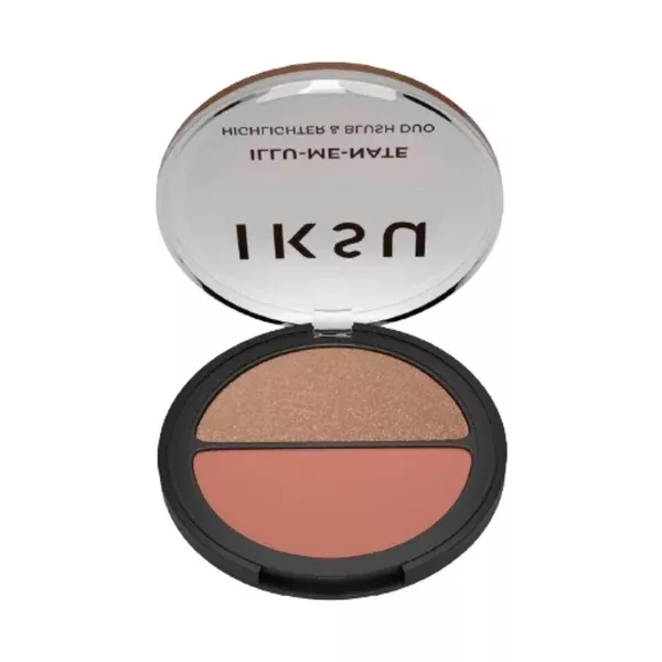 IKSU Illu-Me-Nate Highlighter & Blush Duo - 12 gm