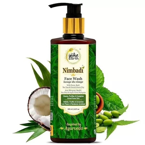 The Indie Earth Nimbadi Facewash Inspired by Ayurveda - 200 ml