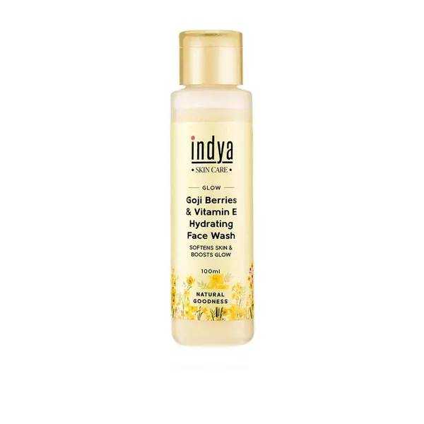 Indya Goji Berries & Vitamin E Hydrating Face Wash - 100 ml