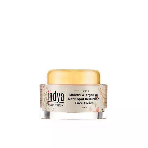 Indya Mulethi & Argan Oil Dark Spot Reduction Face Cream - 50 ml