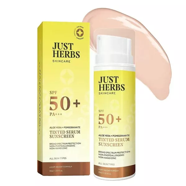 Just Herbs Tinted Serum Sunscreen SPF 50+ - 30 ml