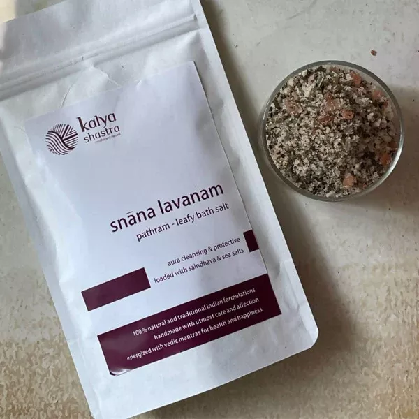Kalya Shastra Paadha Lavanam Javaa - Rose Foot Soak Salt - 100 gm