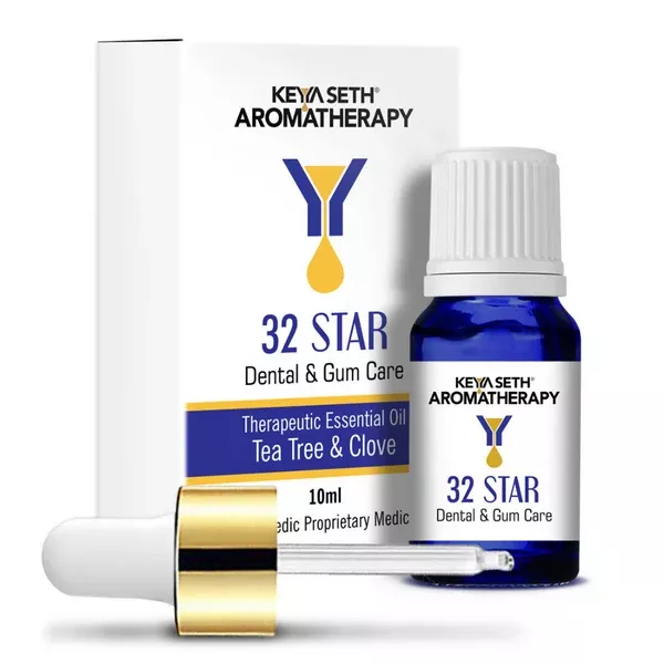 Keya Seth Aromatherapy 32 Star Dental & Gum Solution Essential Oil - 10 ml