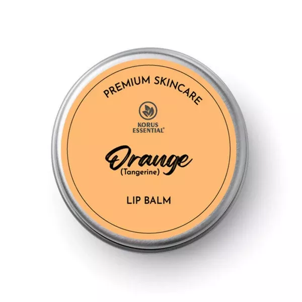 Korus Essential Orange Lip Balm With Shea Butter - 8 gm