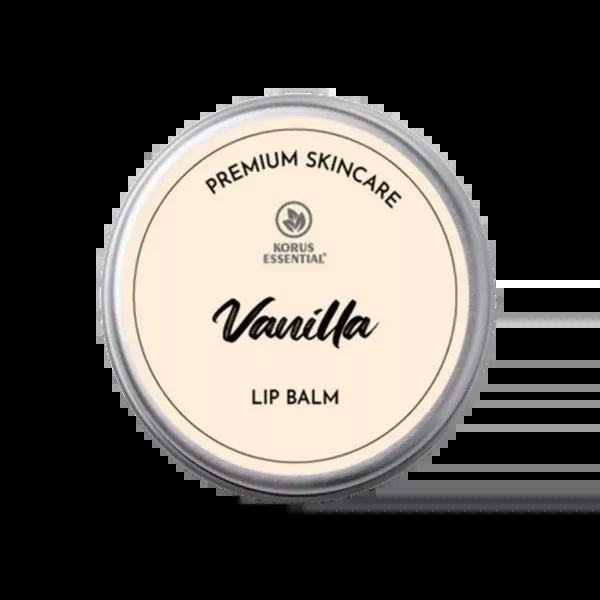 Korus Essential Vanilla Lip Balm With Shea Butter - 8 gm