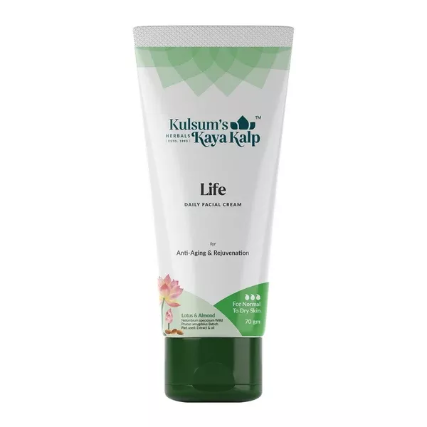 Kulsum's Kaya Kalp Life Daily Facial Cream - 70 gm