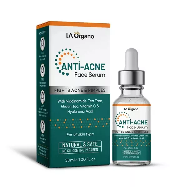LA Organo Anti Acne Face Serum - 30 ml