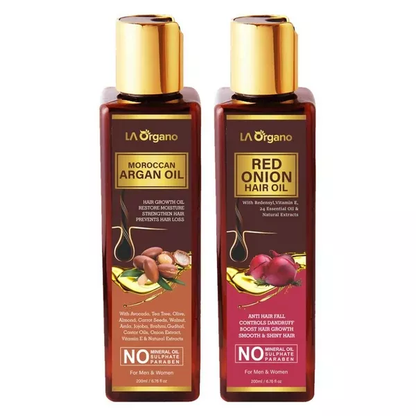 LA Organo Moroccan Multi-Purpose Hair Growth Oils Combo - combo