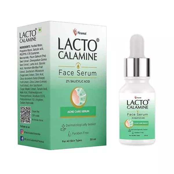 Lacto Calamine 2% Salicylic Acid Face Serum - 30 ml