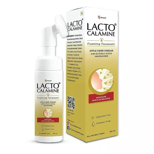 Lacto Calamine Apple Cider Vinegar Foaming Face Wash - 150 ml
