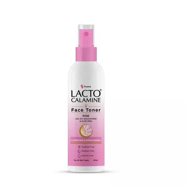 Lacto Calamine Rose Water Toner - 120 ml