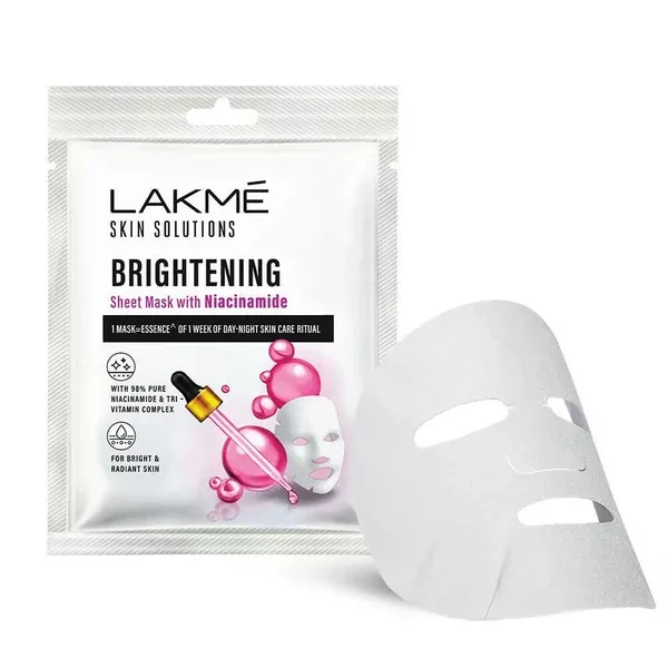 Lakme Skin Solutions Brightening Sheet Mask - 25 ml