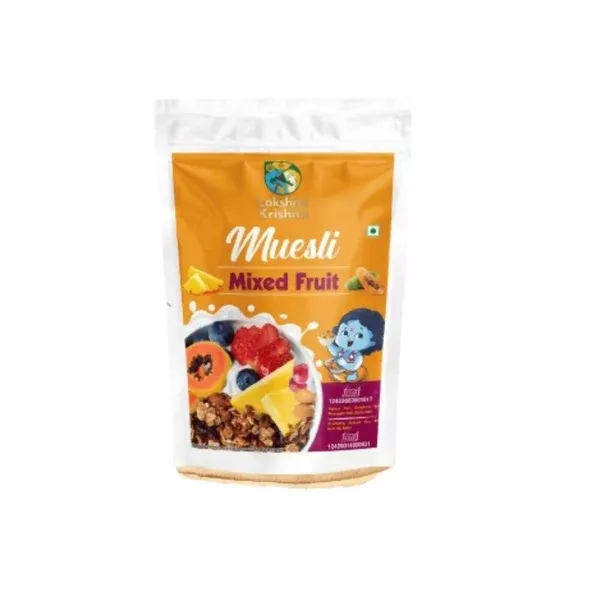 Lakshmi Krishna Muesli - Mixed Fruit - 500 gm