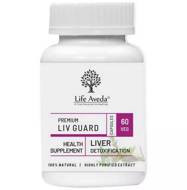 Life Aveda Premium Liv Guard Veg Capsules - 60 caps