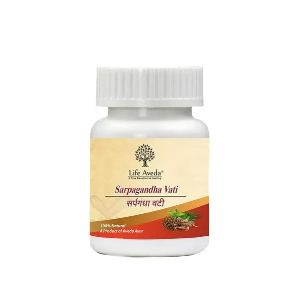 Life Aveda Sarpagandha Vati - 60 tabs - Pack of 2