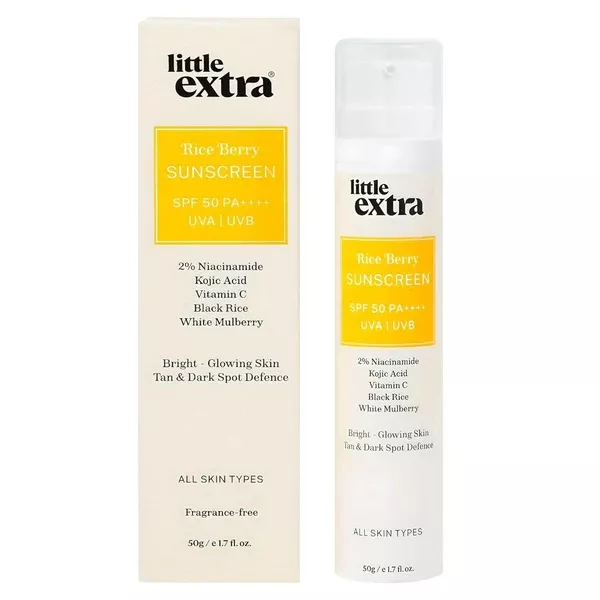 Little Extra Rice Berry Sunscreen with SPF 50 PA++++ - 50 gm