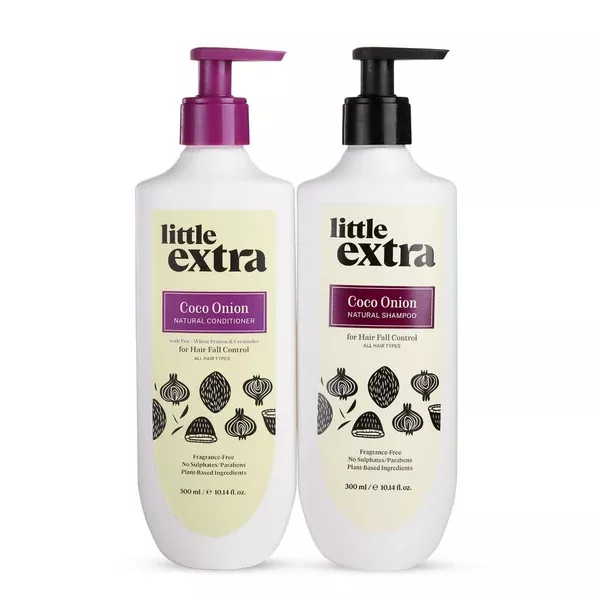 Little Extra Shampoo & Conditioner For Hair Fall Control - combo