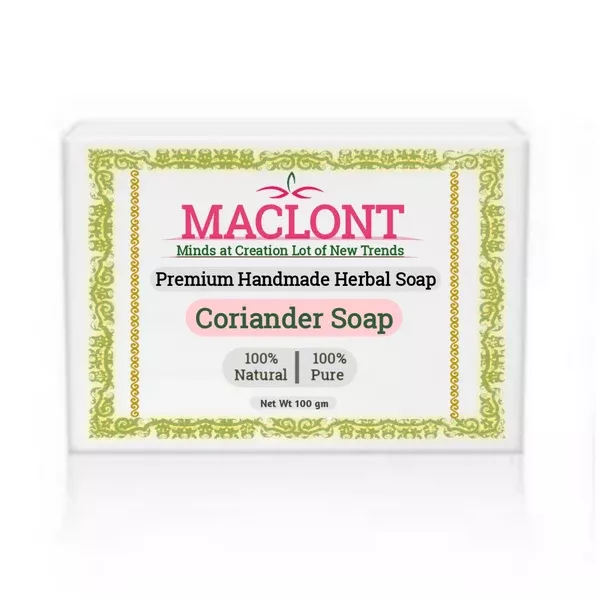 Maclont Coriander Soap - 100 gm - Pack of 3