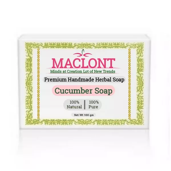 Maclont Cucumber Soap - 100 gm - Pack of 3