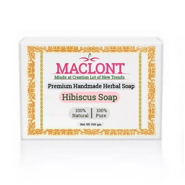 Maclont Hibiscus Soap - 100 gm - Pack of 3