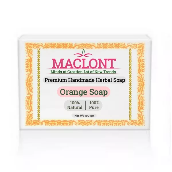 Maclont Orange Soap - 100 gm - Pack of 3