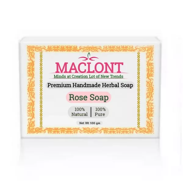 Maclont Rose Soap - 100 gm - Pack of 3